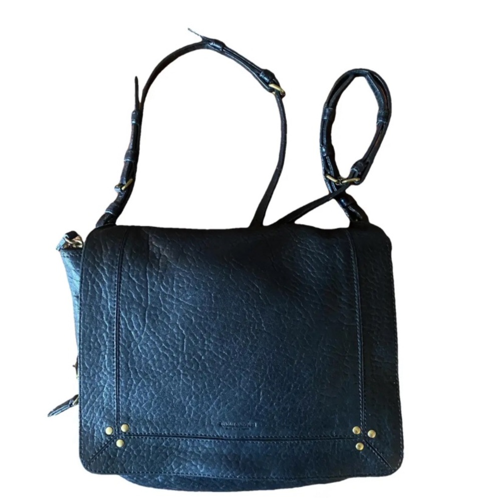 Black Leather Shoulder Bag